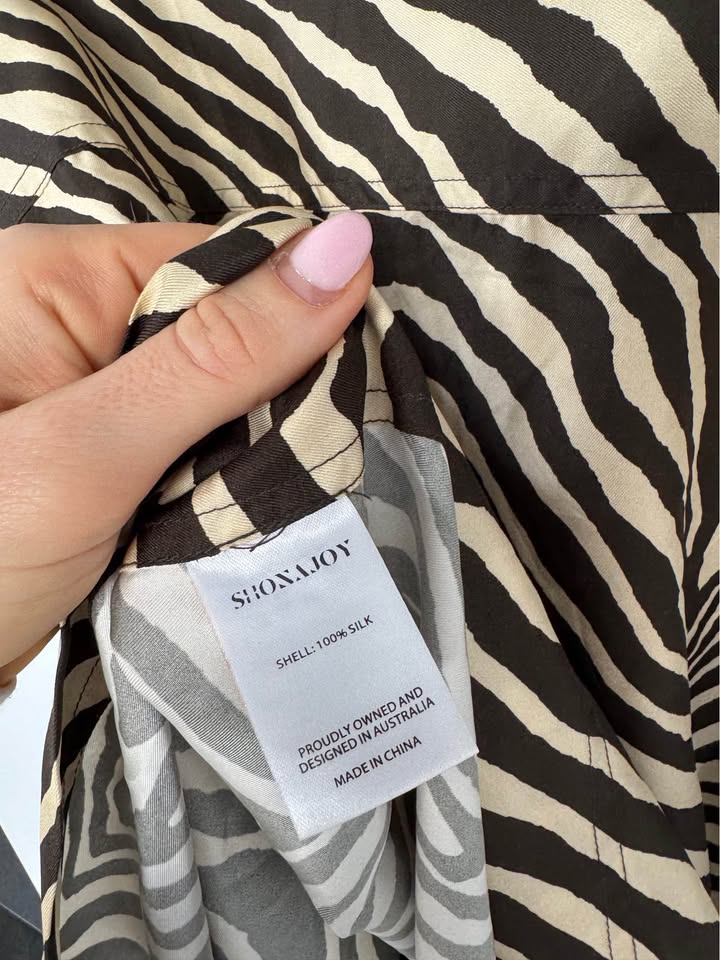 Shona Joy Silk Blouse - size 10