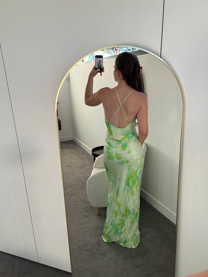 Rat and Boa Silk Maxi Dress - size small