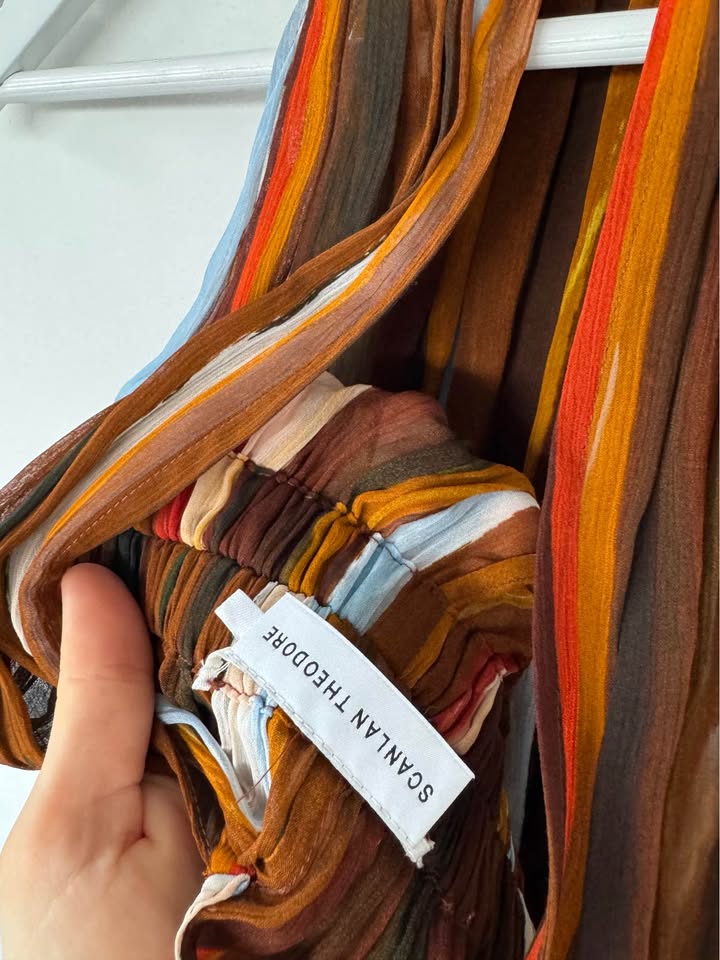 Scanlan Theodore Silk Dress - size 8
