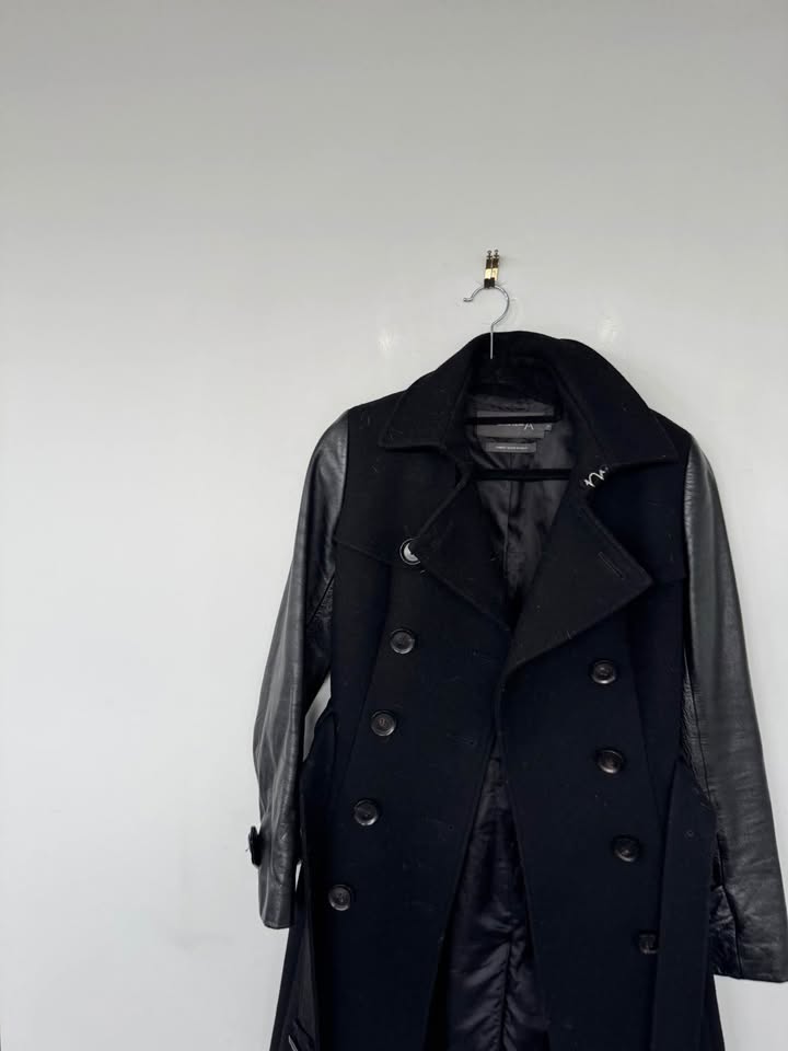 AG Leather Coat - size 6