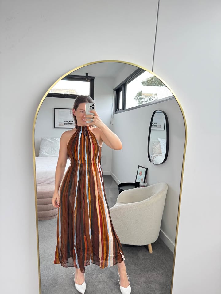 Scanlan Theodore Silk Dress - size 8