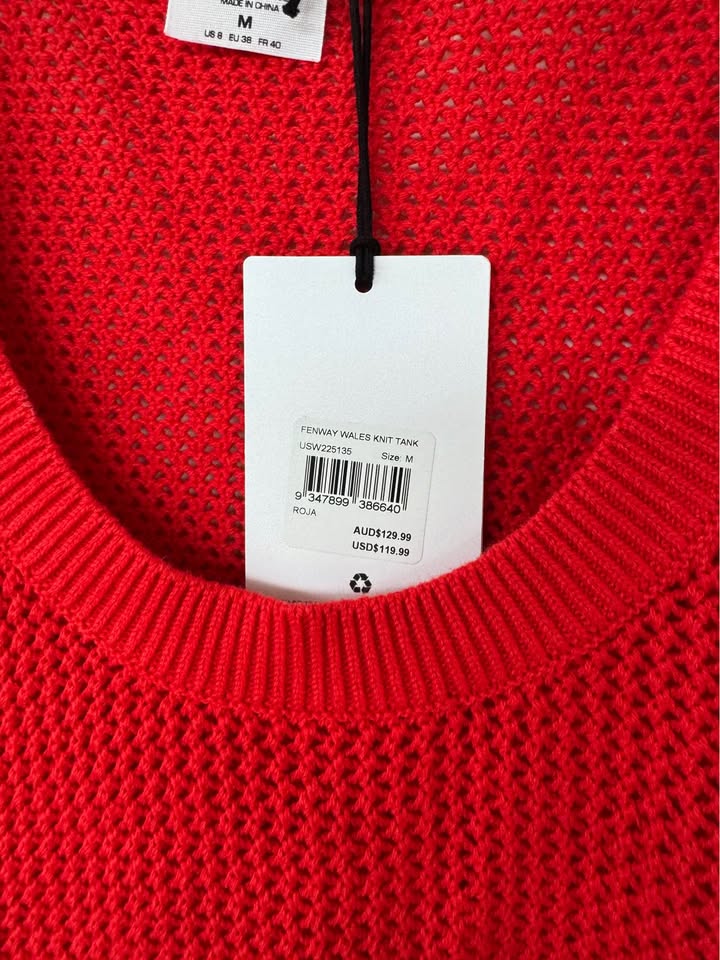 The Upside Knit Vest - size medium BNWT