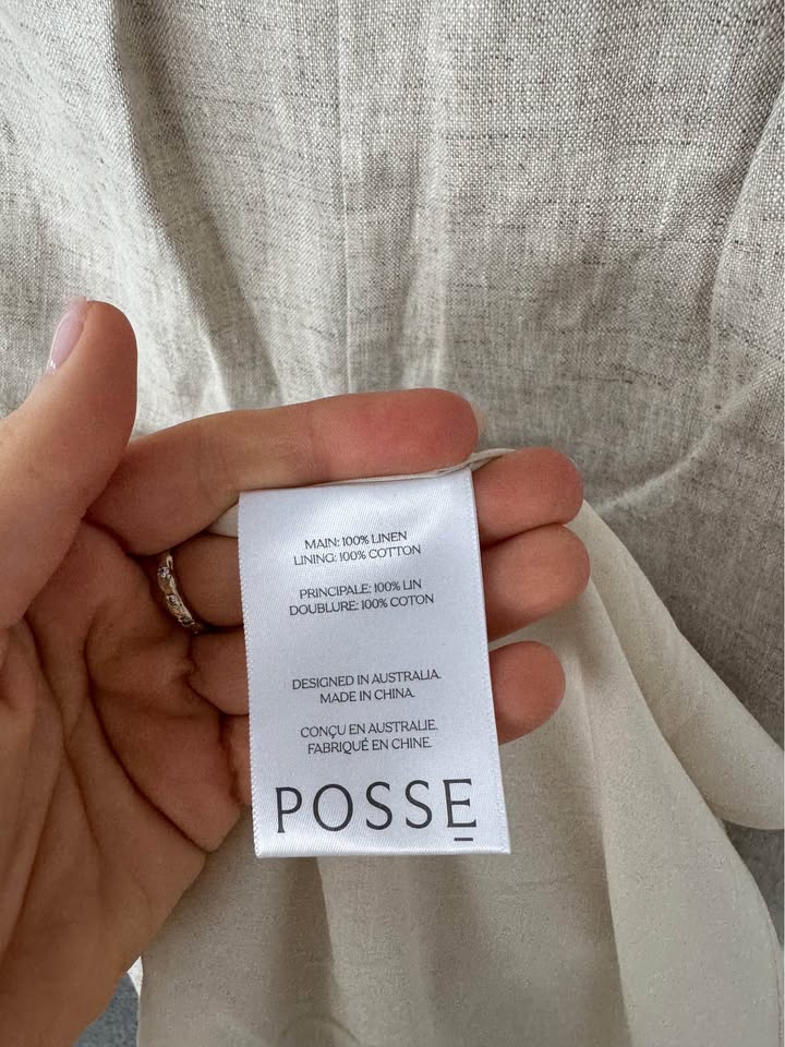 Posse Linen Skirt - size medium BNWT