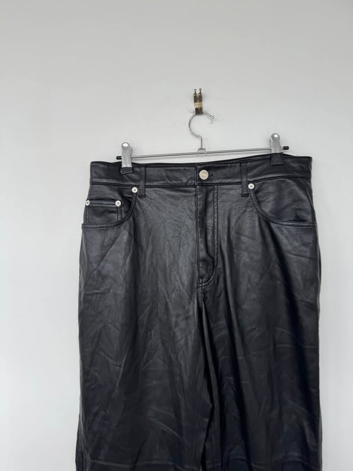 Nanushka Faux Leather Pants - size large