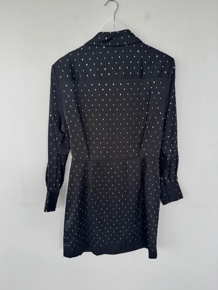 Maje Wrap Dress - size 42 (large)