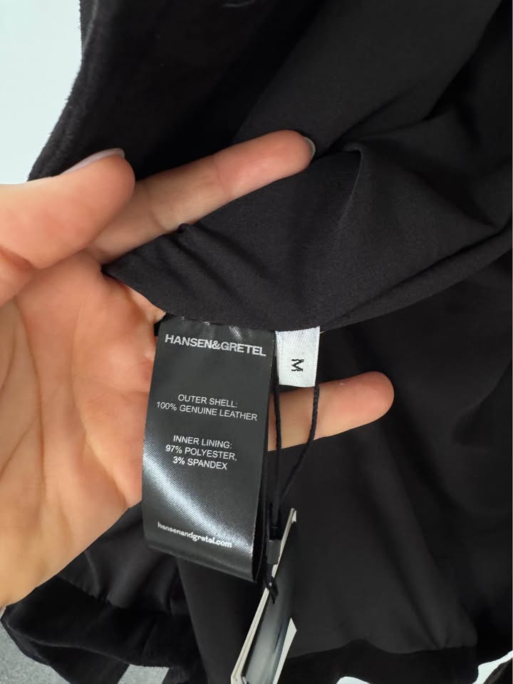 Hansen and Gretel Leather Jacket - size medium