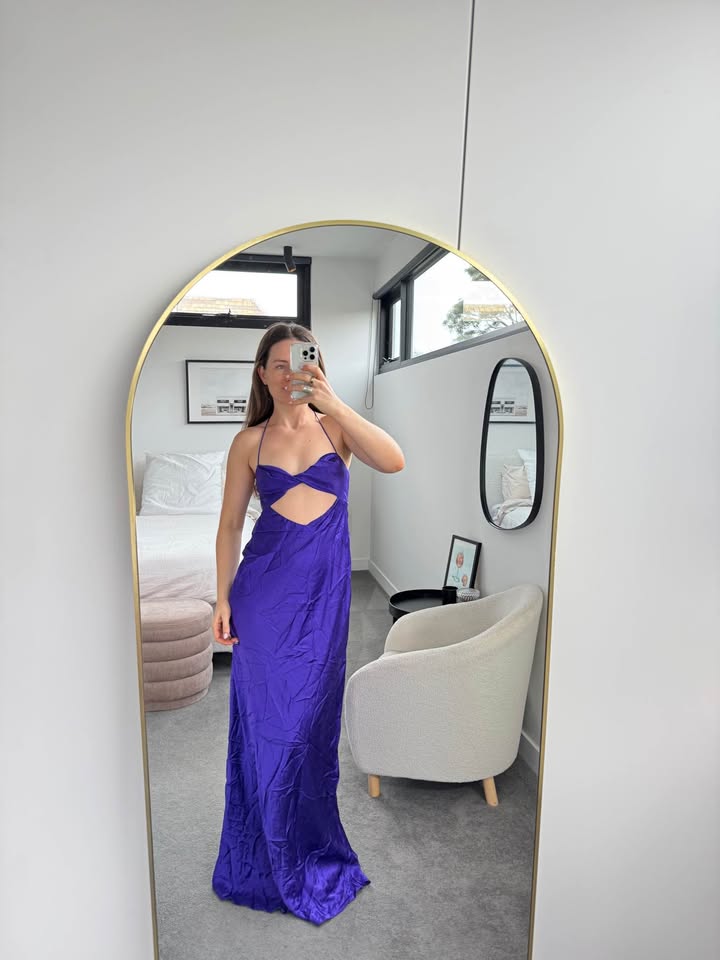 The Sei Silk Maxi Dress - size 4 (8)