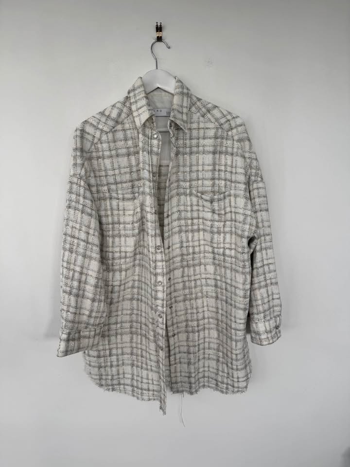 Maje Wrap Dress - size 42 (large)