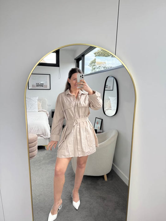 Scanlan Shirt Dress - size 10
