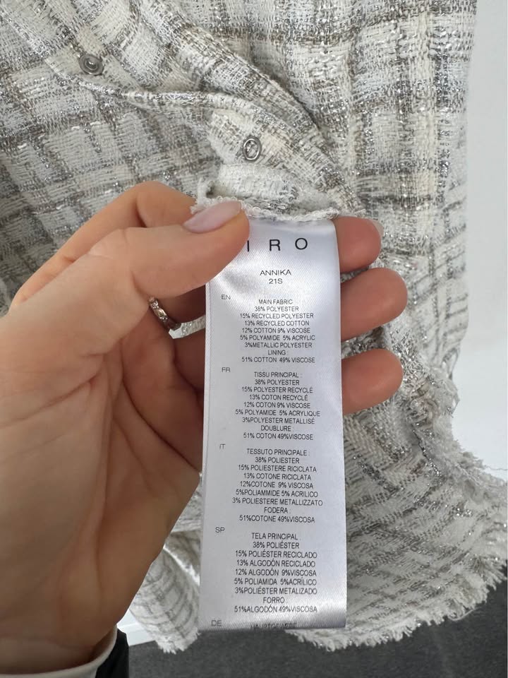 Maje Wrap Dress - size 42 (large)