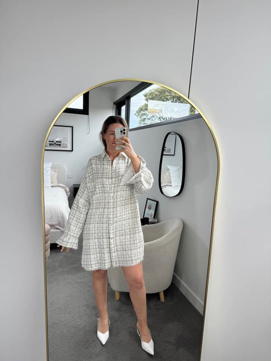 Maje Wrap Dress - size 42 (large)