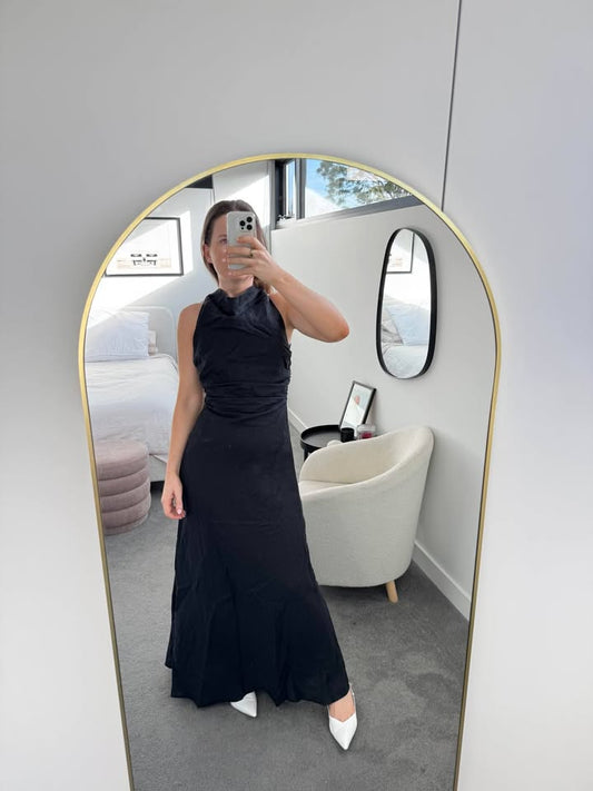Sheike Linen Maxi Dress - size 8