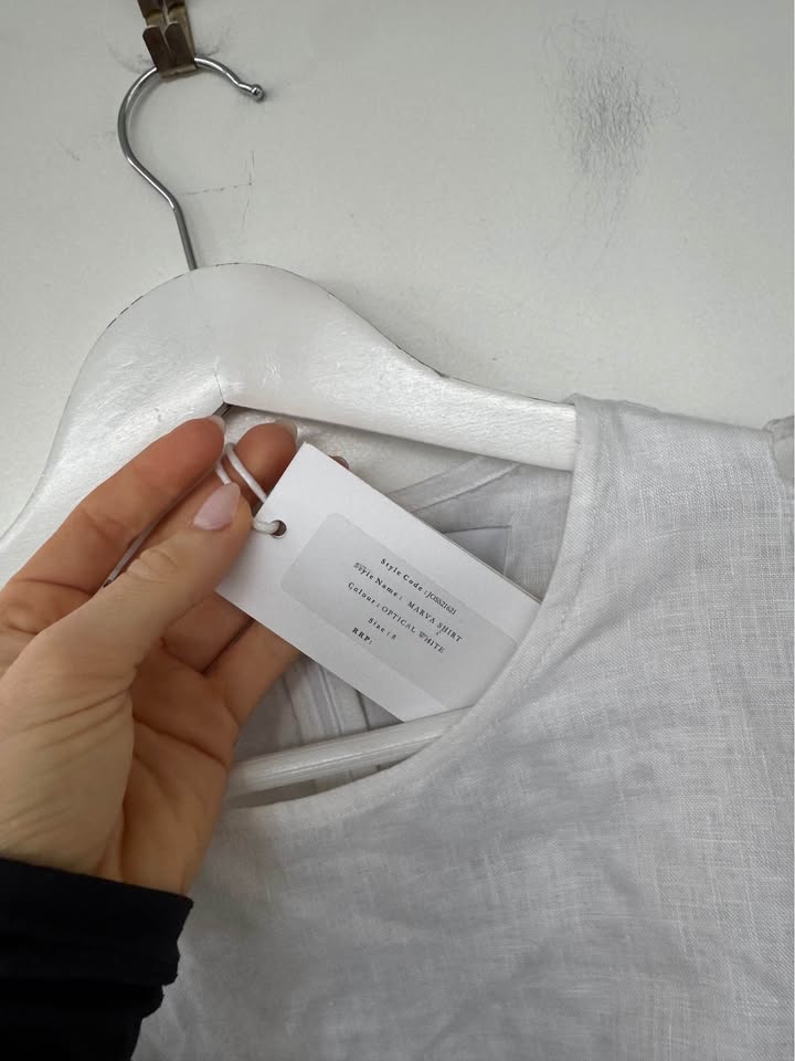 Joslin Linen Blouse - size 8 BNWT