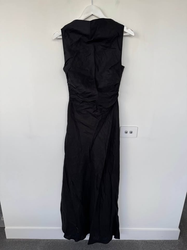 Sheike Linen Maxi Dress - size 8