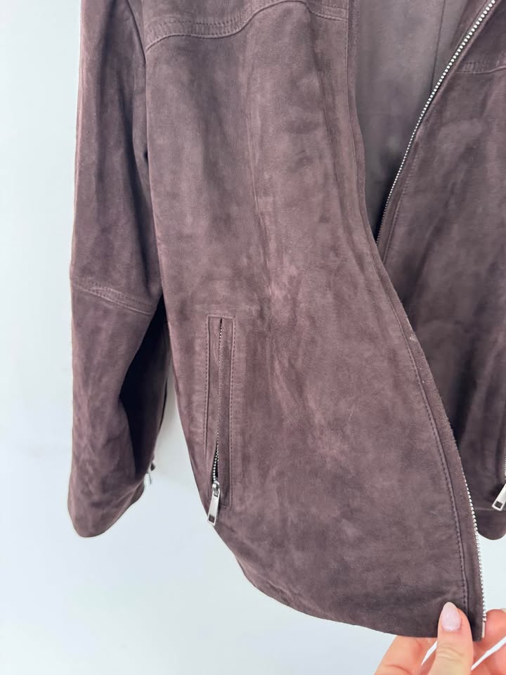 Witchery Suede Jacket - size 8