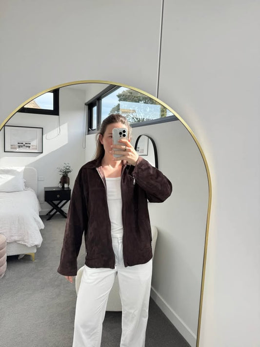 Witchery Suede Jacket - size 8