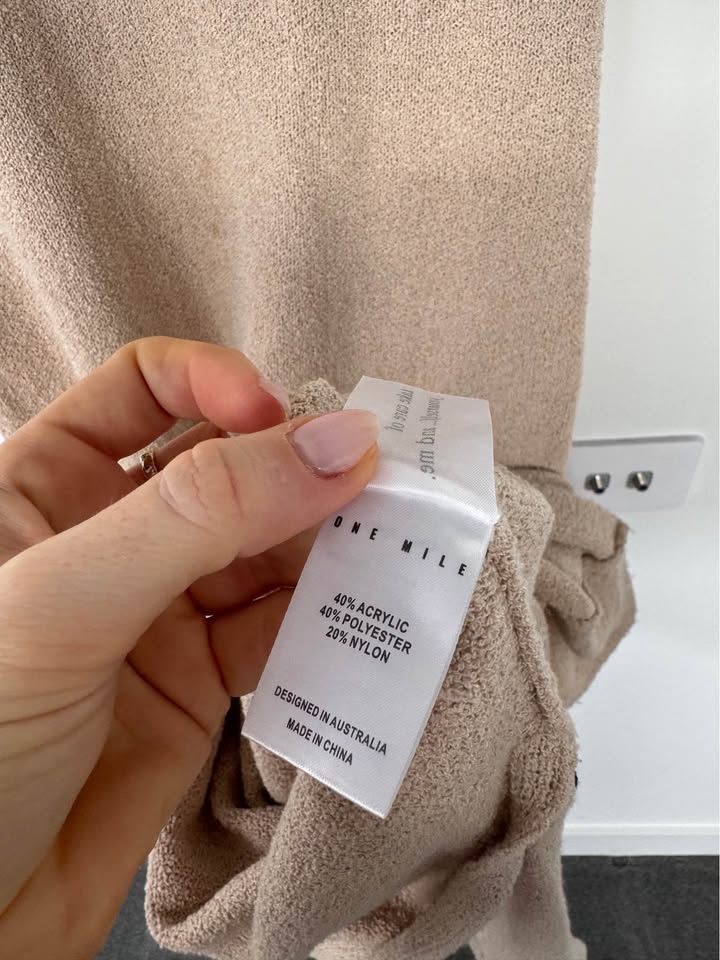 One Mile Knit Dress - size medium
