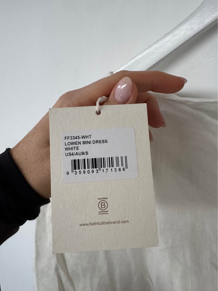 Faithful the brand mini dress - size 8 BNWT