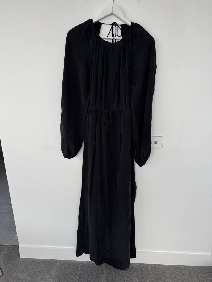 Joslin Silk Maxi Dress - size 8