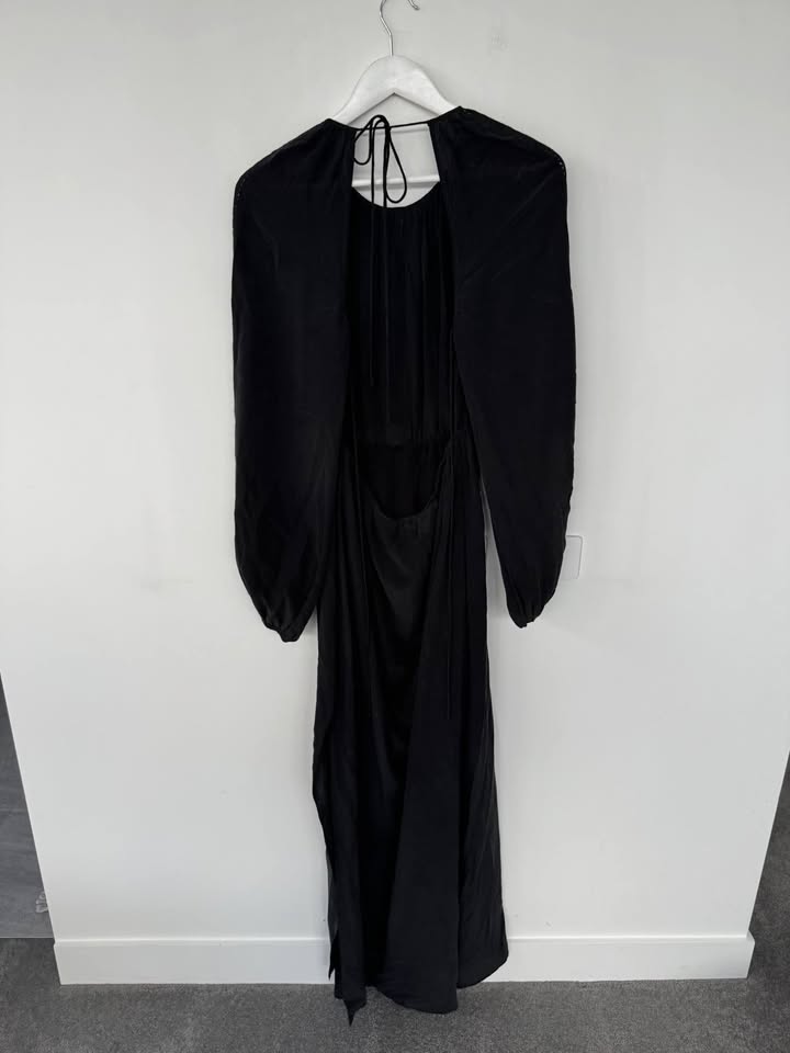 Joslin Silk Maxi Dress - size 8