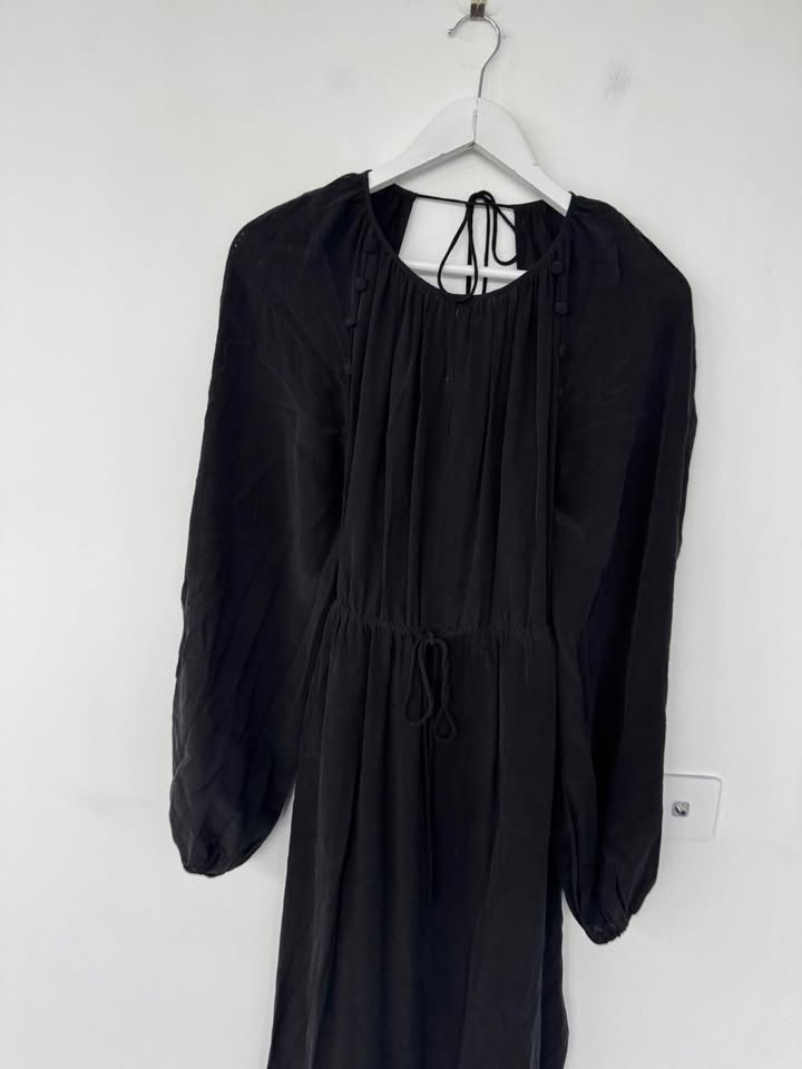 Joslin Silk Maxi Dress - size 8