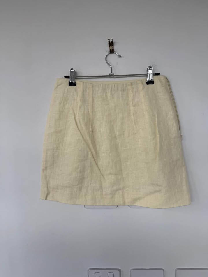 Witchery Linen Mini Skirt - size 8