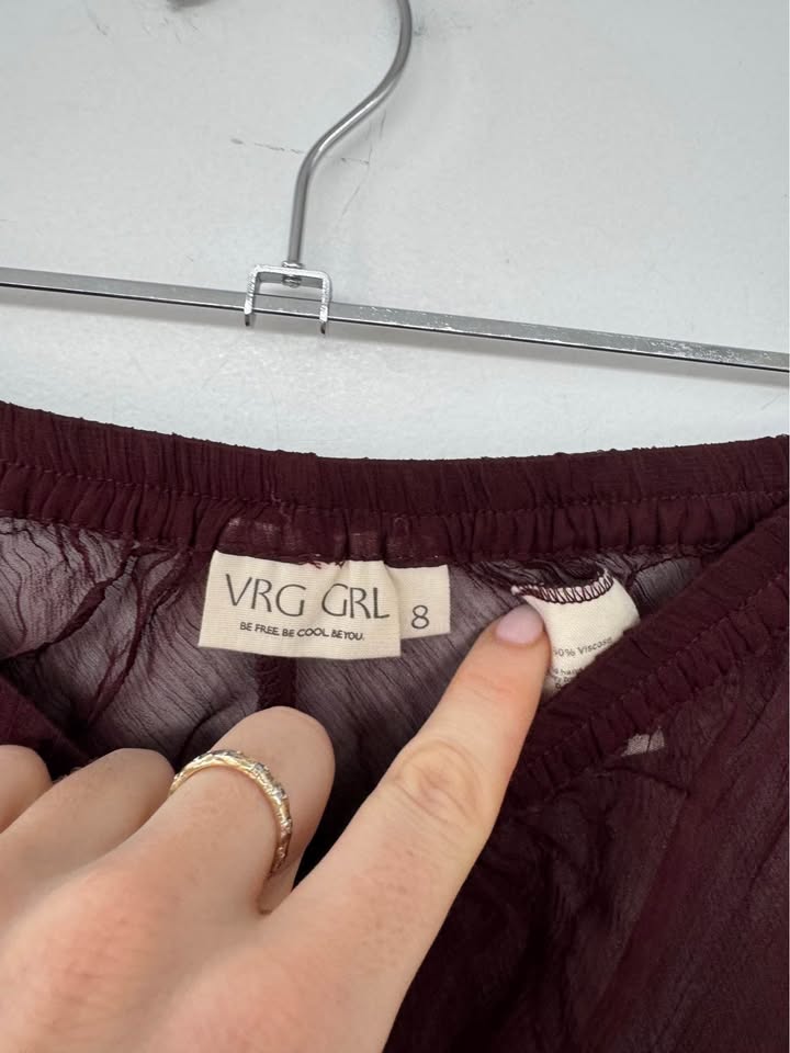 Vrg Girl Pants - size 8