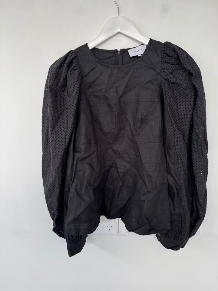 Joslin Linen Blouse - size 8