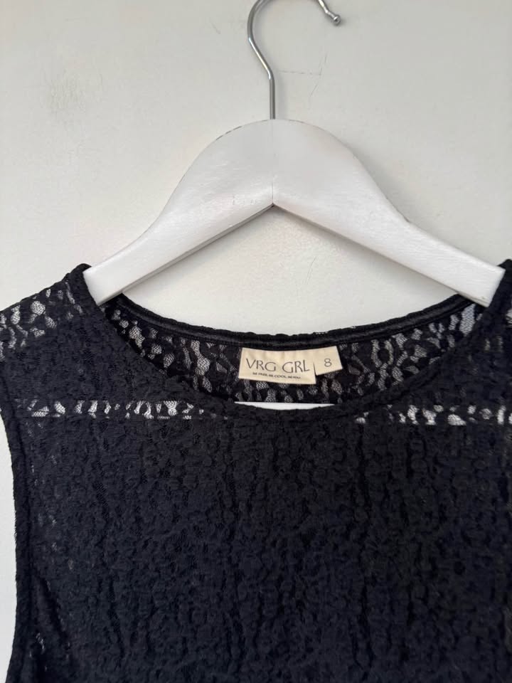 Vrg Girl Lace Dress - size 8