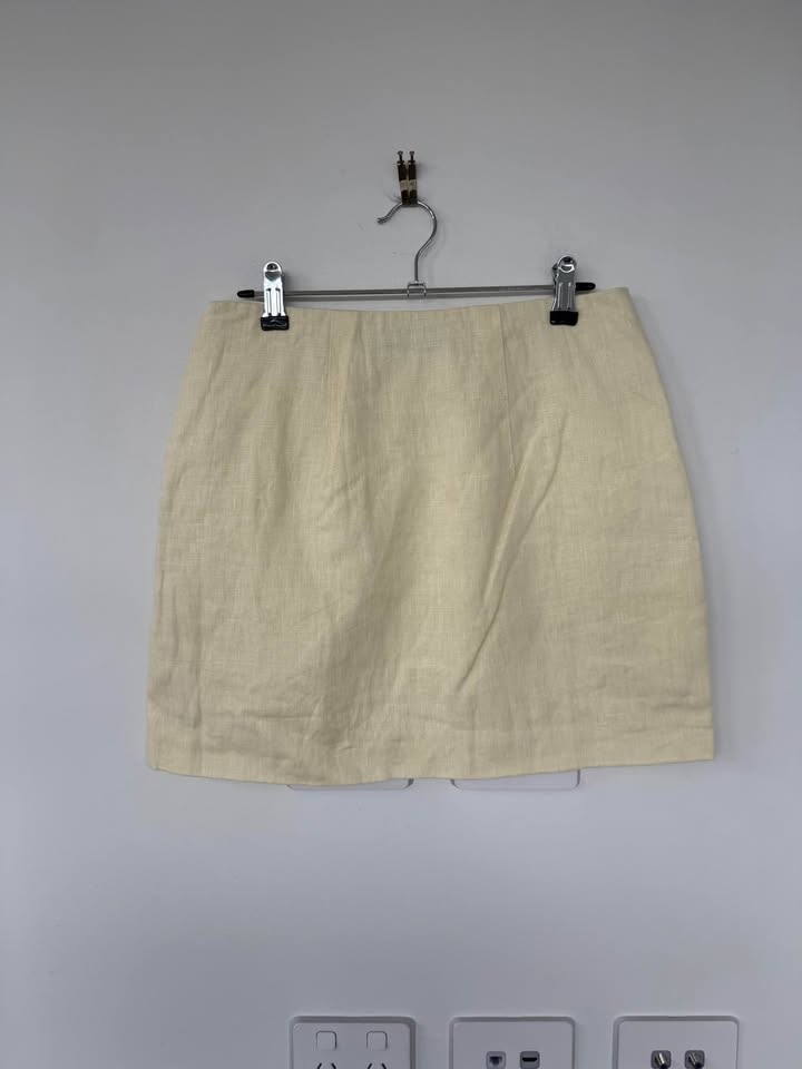 Witchery Linen Mini Skirt - size 8