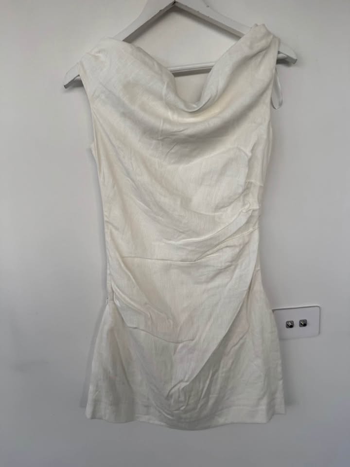 Witchery Linen Mini Dress - size 8