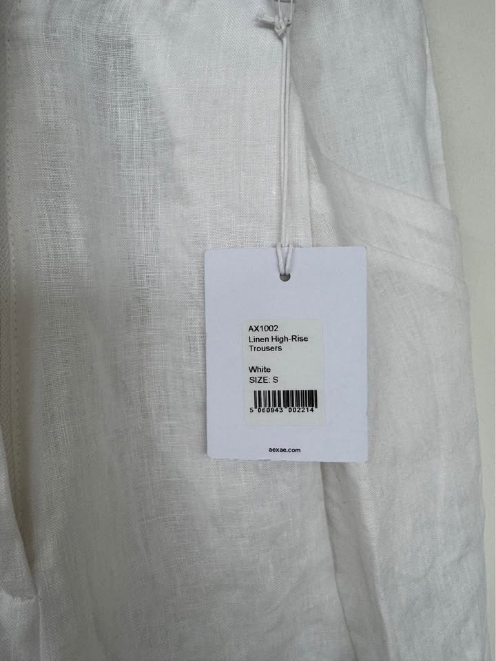 AEXAE Linen Pants - size small BNWT