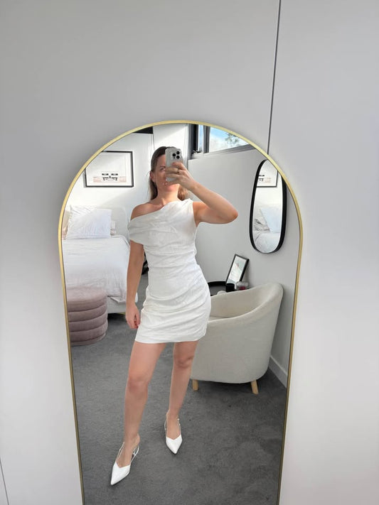 Witchery Linen Mini Dress - size 8