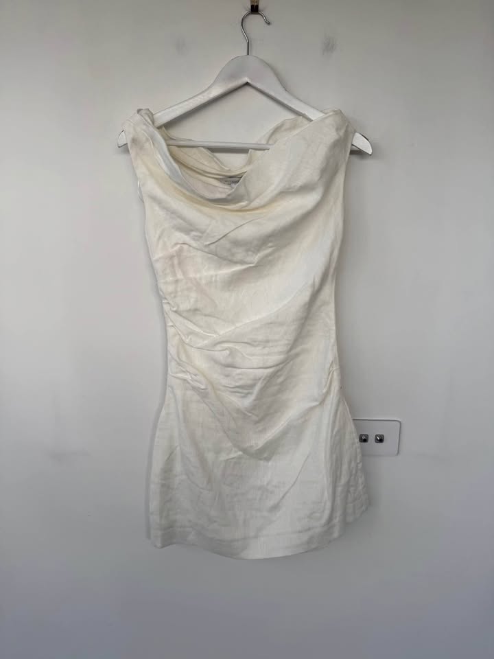 Witchery Linen Mini Dress - size 8