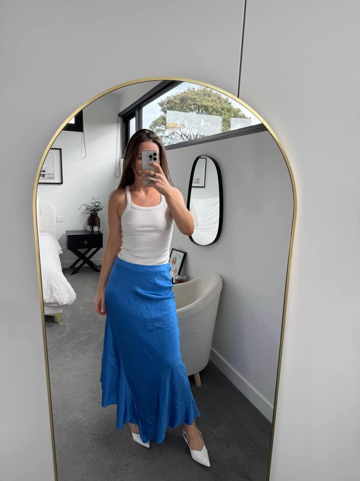 Ena Pelly Silk Skirt - size 12