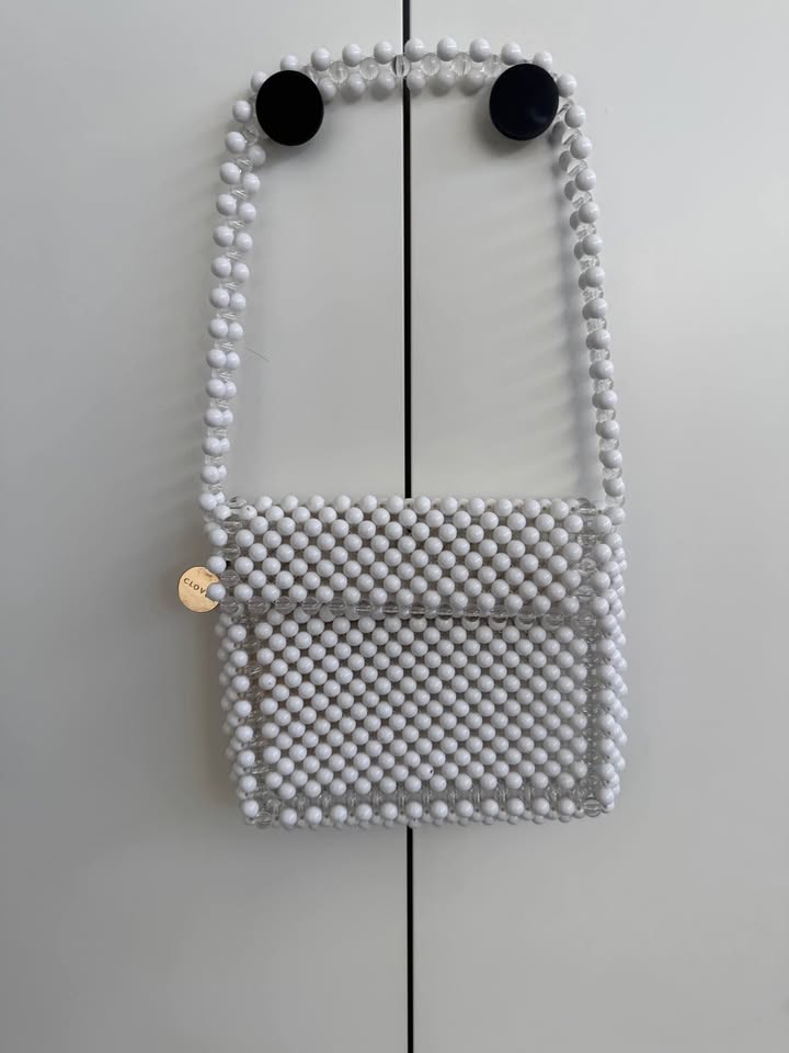 Clover Beaded Bag