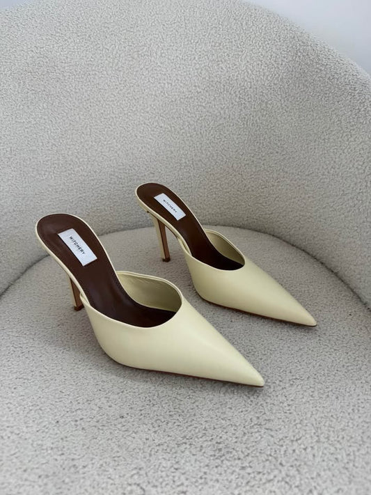 Witchery Leather Heels - size 40