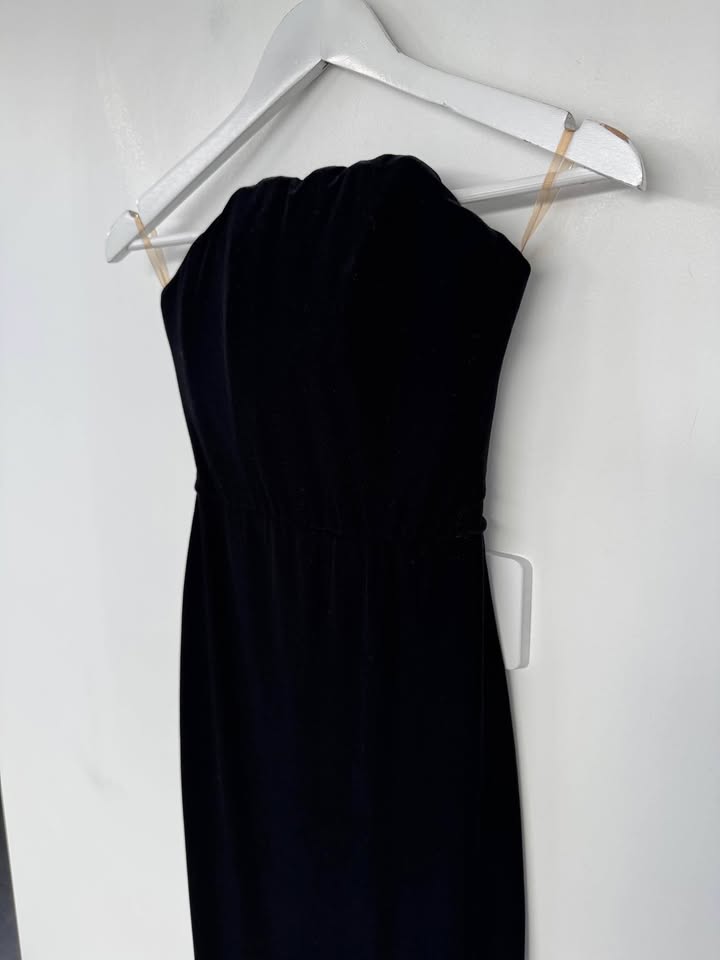 Effie Kats Velvet Maxi Dress - size XS