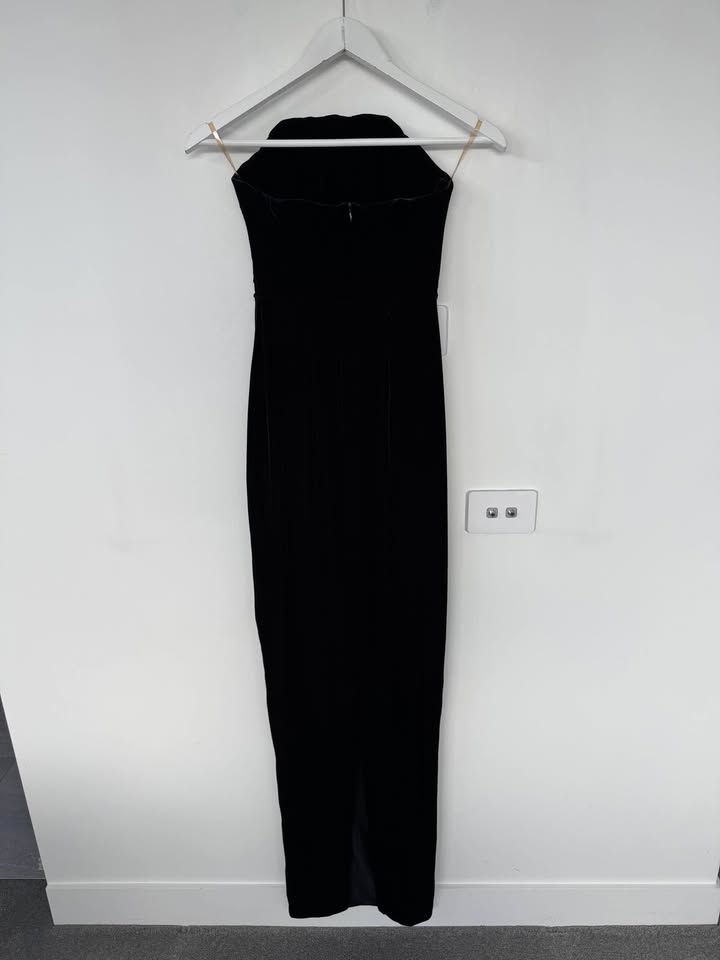 Effie Kats Velvet Maxi Dress - size XS