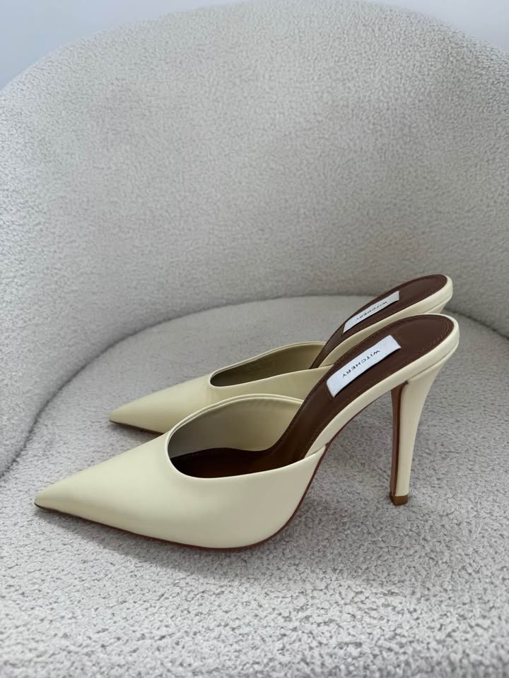 Witchery Leather Heels - size 40