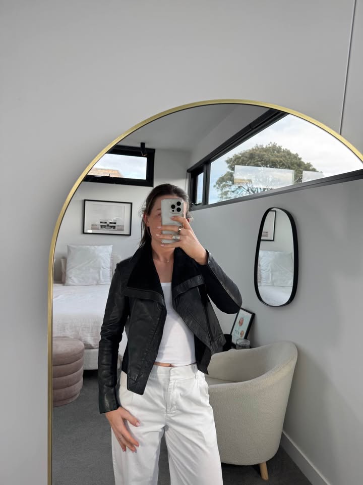 2nd Skin Leather Jacket - size 10