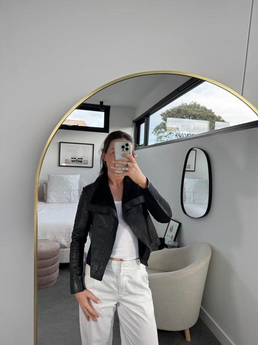 2nd Skin Leather Jacket - size 10