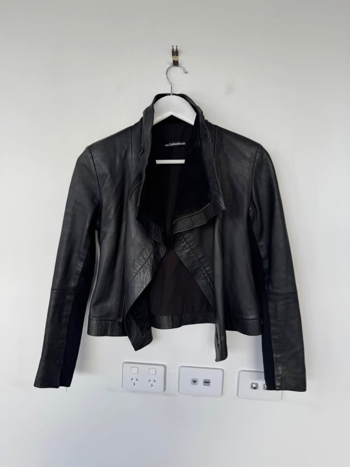 2nd Skin Leather Jacket - size 10