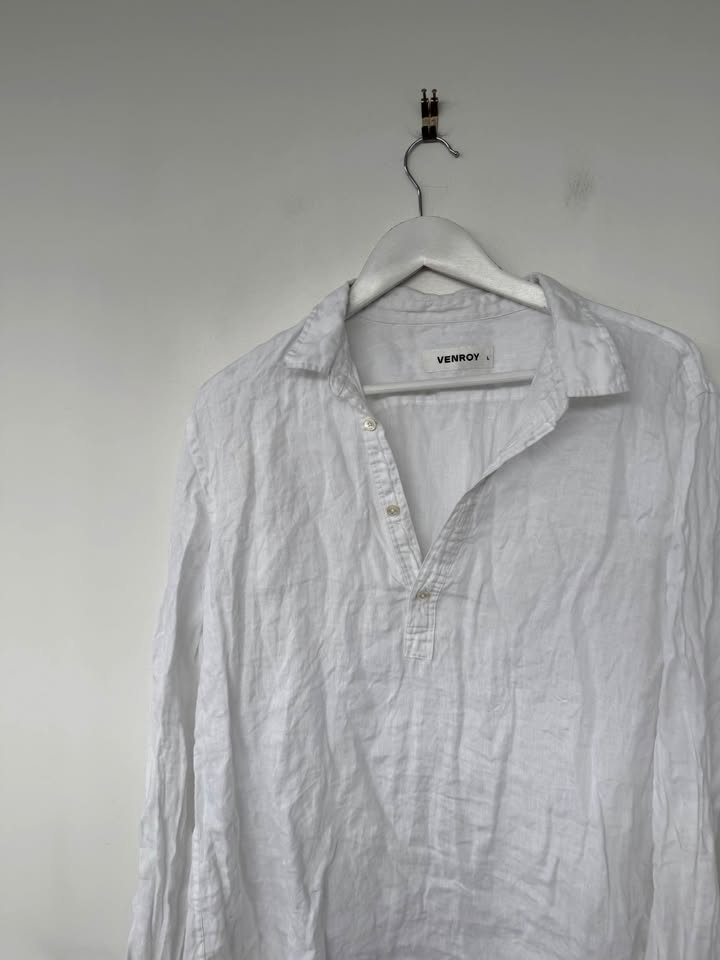 Venroy Linen Shirt - size large