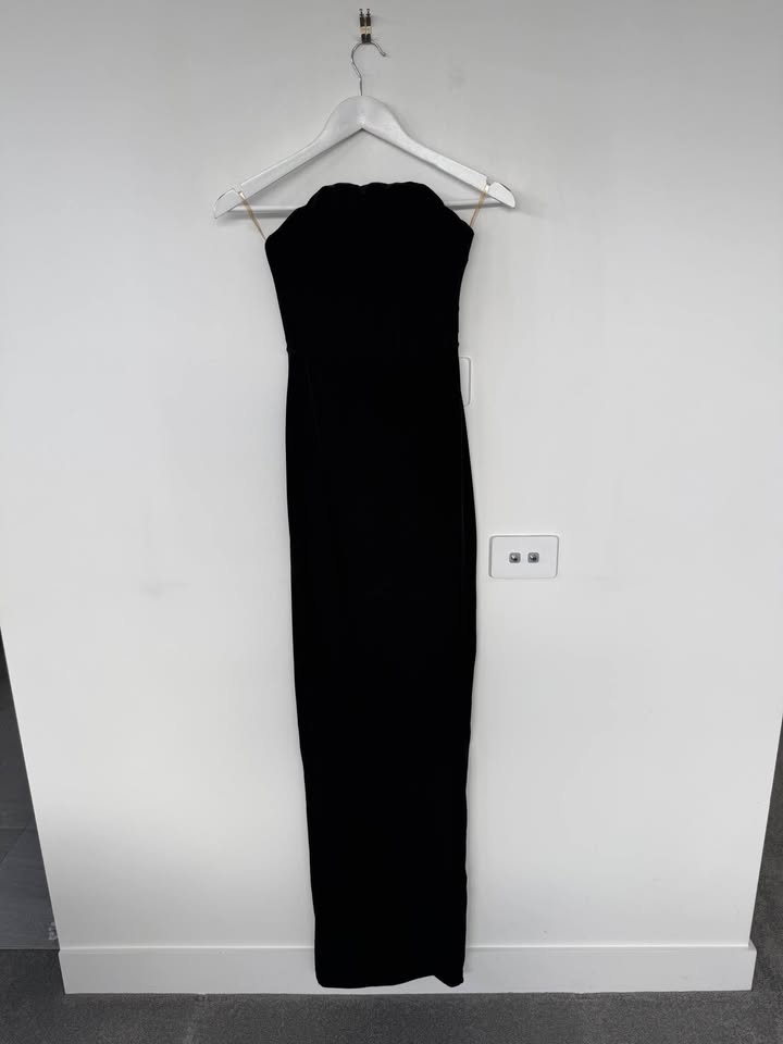 Effie Kats Velvet Maxi Dress - size XS