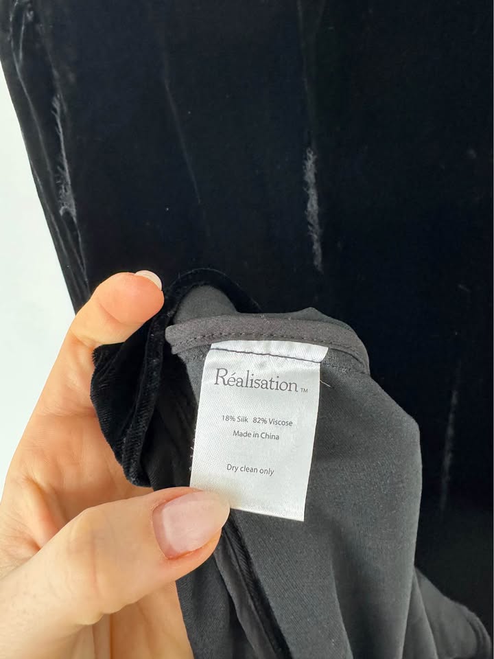 Realisation Velvet Mini Dress - size small