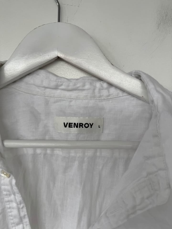 Venroy Linen Shirt - size large