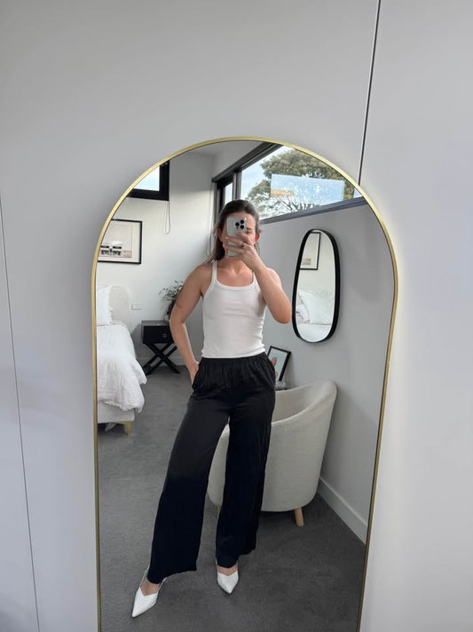 Assembly Label Silk Pants - size 6 BNWT