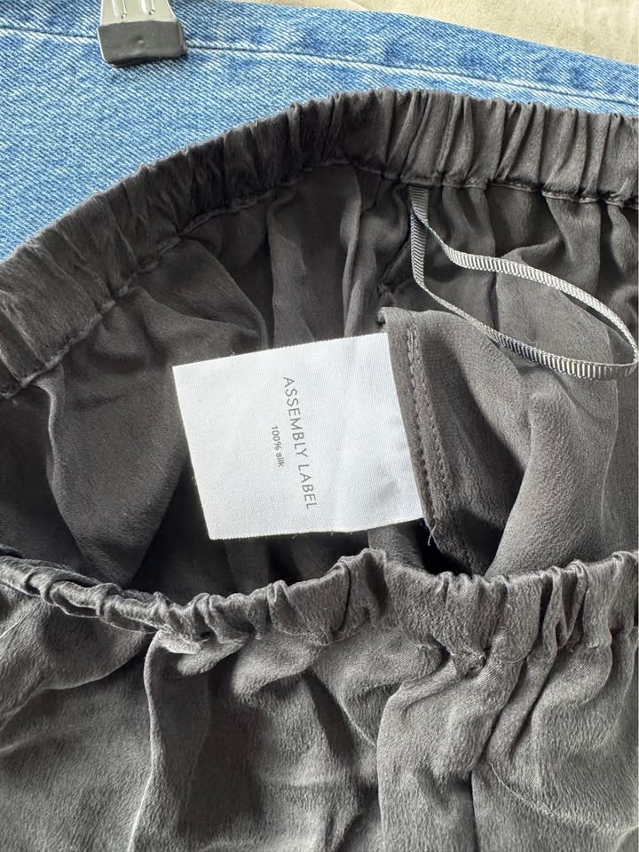 Assembly Label Silk Pants - size 6 BNWT