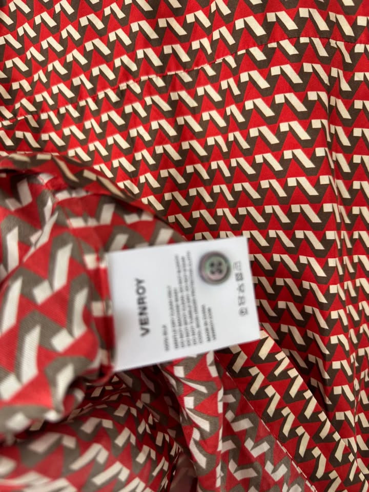 Venroy Silk Shirt - size XS